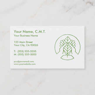 Massage-Therapie-Visitenkarten Visitenkarte