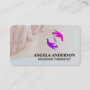 Massage-Therapie Wellness   Gesundheit Visitenkarte