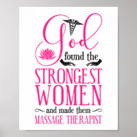 Massage Therapist Massage Therapie Gott gefunden d