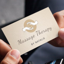 Massage Therapy Boho Elegante Skriptheilung Hände