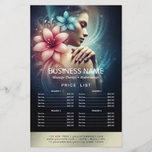 Massage Therapy Healing Hands Energie Wellness-Cen Flyer