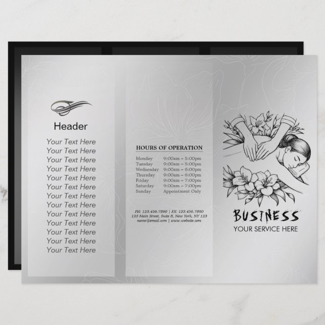 Massage Therapy Heilung Hände Energie Wellness-Cen (Vorne/Hinten)