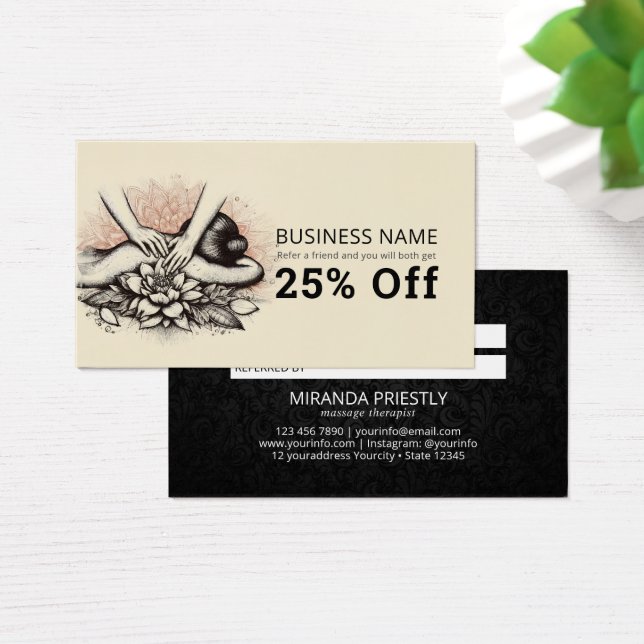 Massage Therapy Heilung Hände Energie Wellness-Cen (Schreibtisch)