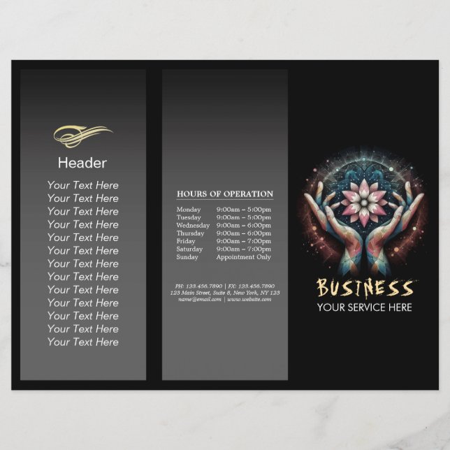 Massage Therapy Heilung Hände Energie Wellness-Cen (Vorderseite)