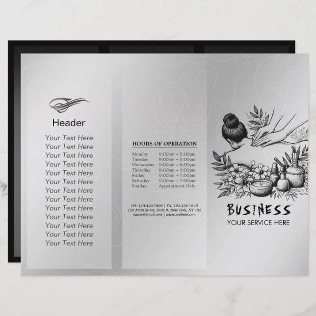 Massage Therapy Heilung Hände Energie Wellness-Cen (Vorne/Hinten)