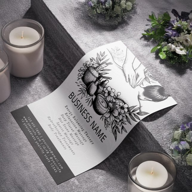 Massage Therapy Heilung Hände Energie Wellness-Cen Flyer (Von Creator hochgeladen)