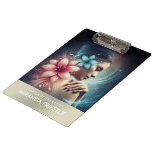 Massage Therapy Heilung Hände Energie Wellness-Cen Klemmbrett