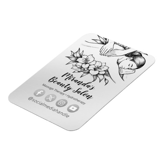 Massage Therapy Heilung Hände Energie Wellness-Cen Magnet (Linke Seite)