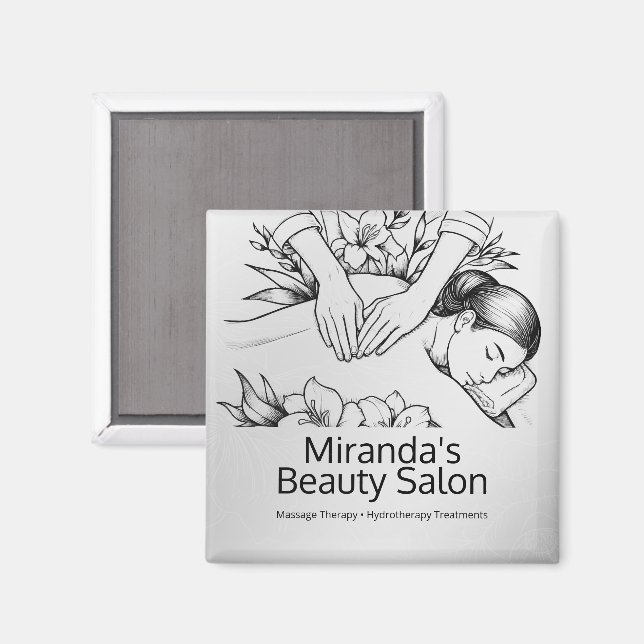 Massage Therapy Heilung Hände Energie Wellness-Cen Magnet (Vorderseite/Rückseite)