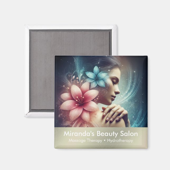 Massage Therapy Heilung Hände Energie Wellness-Cen Magnet (Vorderseite/Rückseite)