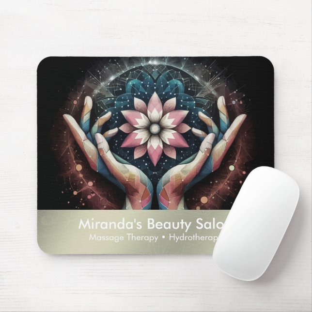 Massage Therapy Heilung Hände Energie Wellness-Cen Mousepad (Mit Mouse)