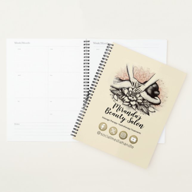 Massage Therapy Heilung Hände Energie Wellness-Cen Planer (Anzeige)