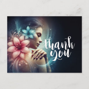 Massage Therapy Heilung Hände Energie Wellness-Cen Postkarte