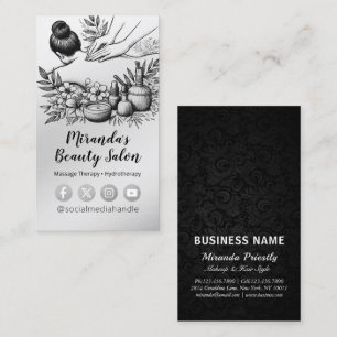 Massage Therapy Heilung Hände Energie Wellness-Cen Visitenkarte