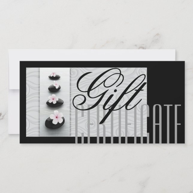 Massage Wellness-Center Geschenkgutschein Heilung  Dankeskarte (Vorderseite)