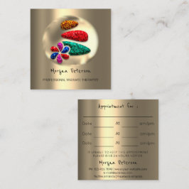 Massage Wellness-Center Wellness Blume Gold Logo S Terminkarte