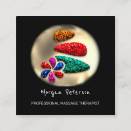 Massage Wellness-Center Wellness Blume Gold Logo S Terminkarte