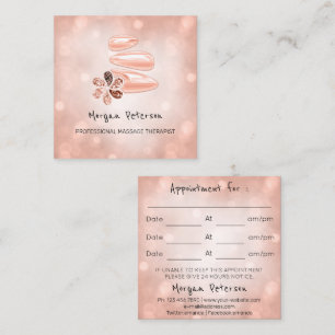 Massage Wellness-Center Wellness Rose Logo Terminkarte