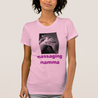 Massagebild des Fußes, massagingmamma T-Shirt
