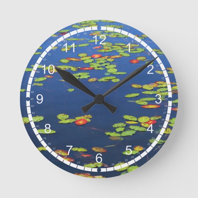 Massageräume Runde Wanduhr (Vorderseite)