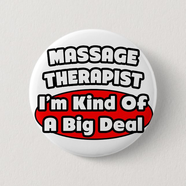 Massagetherapeut...Big Deal Button (Vorderseite)