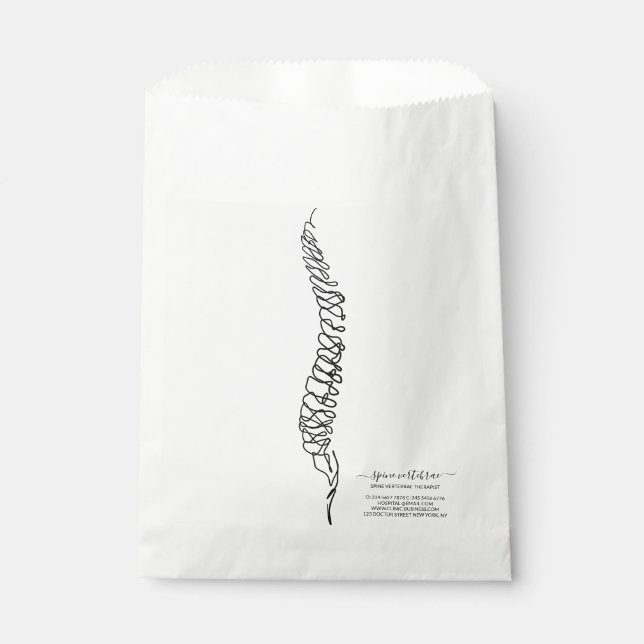 Massagetherapeut Chiropraktik- und Wellness-Zentru Geschenktütchen (Vorderseite)