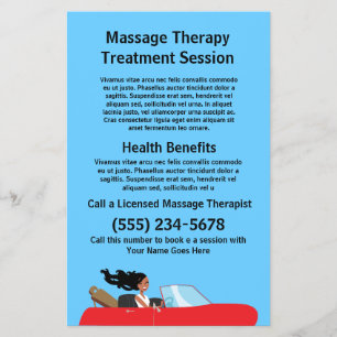 Massagetherapeut Flyer