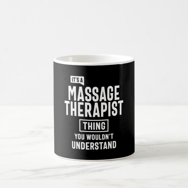 Massagetherapeut Job Title Gift Kaffeetasse (Mittel)