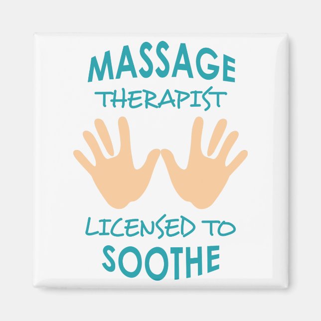 Massagetherapeut Magnet (Vorne)