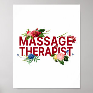 Massagetherapeut Massage Massage Massage Massage Poster