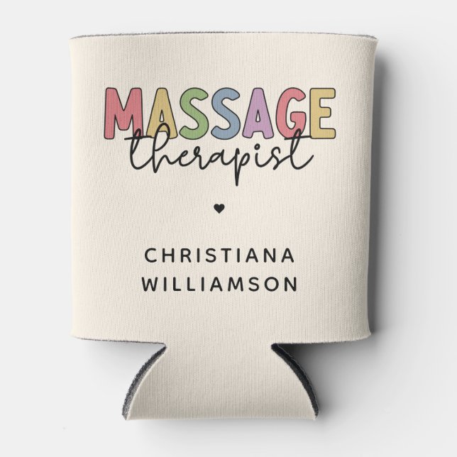 Massagetherapeut | Massagetherapeutika Geschenke Dosenkühler (Vorderseite)