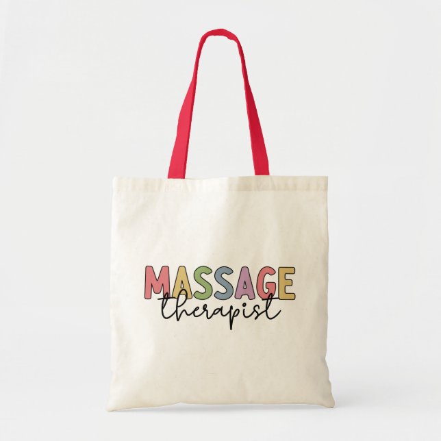 Massagetherapeut | Massagetherapeutika Geschenke Tragetasche (Vorne)