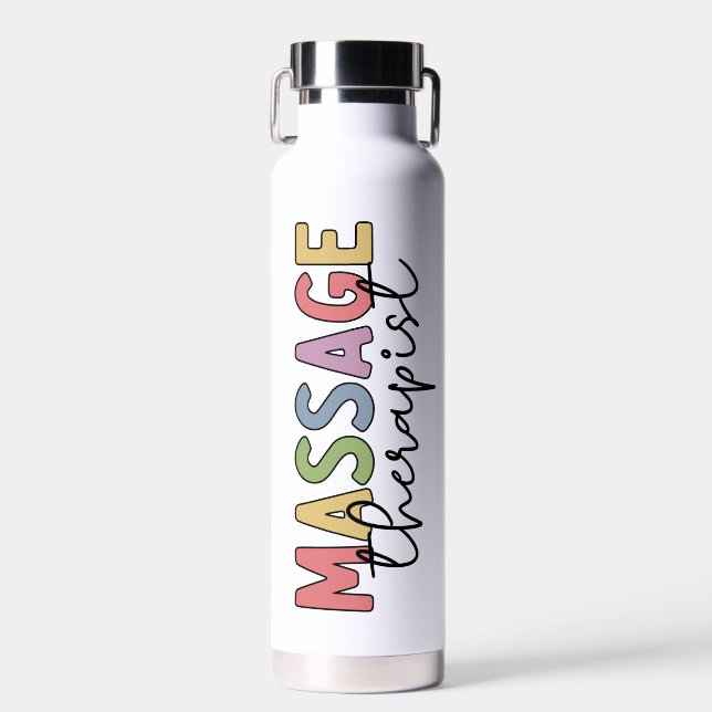 Massagetherapeut | Massagetherapeutika Geschenke Trinkflasche (Vorne)