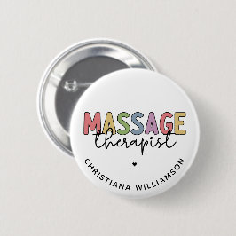 Massagetherapeut | Massagetherapie - Geschenk Button