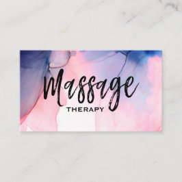 ** Massagetherapeut - Massagetherapie Wasserfarbe Visitenkarte