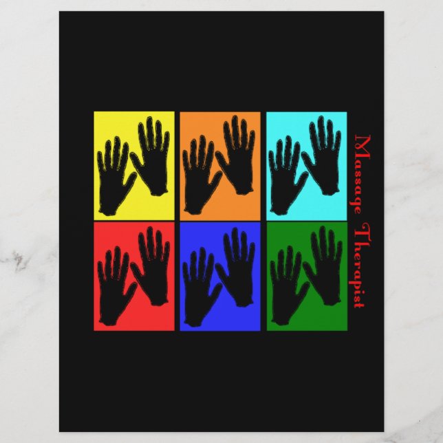 Massagetherapeut Pop Kunstgeschenke (Vorderseite)