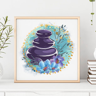 Massagetherapeut Salon Wellness-Center Stylist Zen Poster