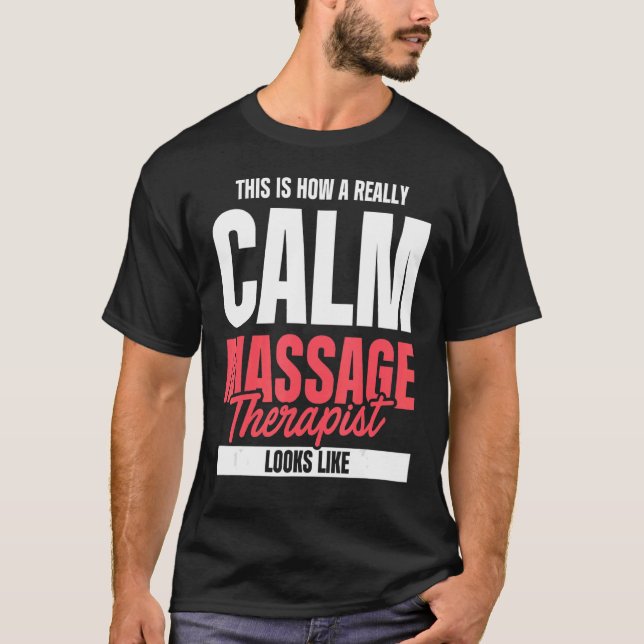 Massagetherapeut T-Shirt (Vorderseite)