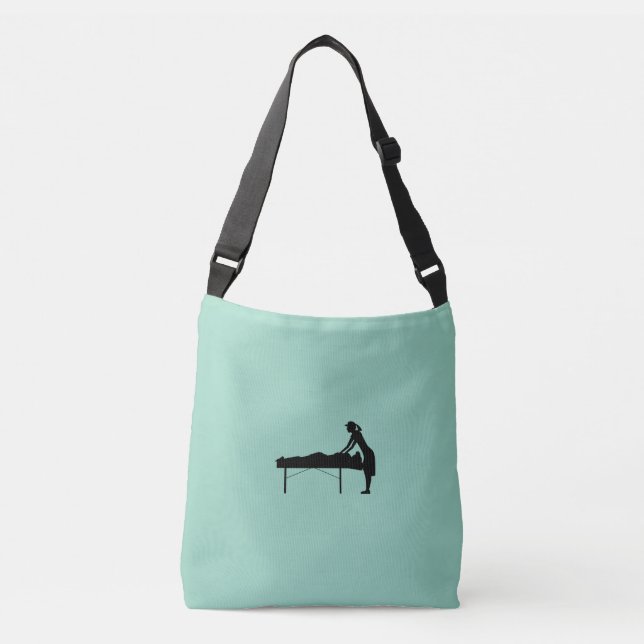 Massagetherapeut Tote Bag Tragetaschen Mit Langen Trägern (Vorderseite)