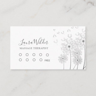 Massagetherapeut Treuekarte