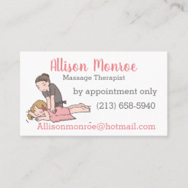 Massagetherapeut Visitenkarte