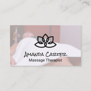 Massagetherapeut Wellness-Center Visitenkarte