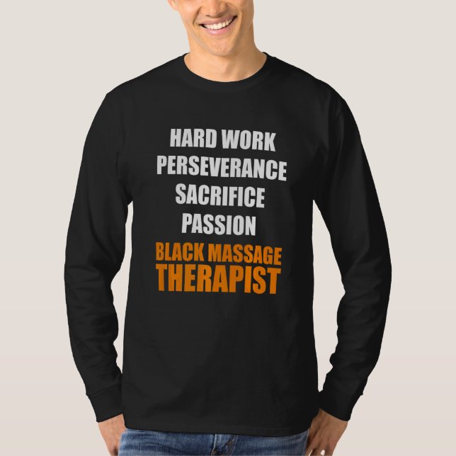 Massagetherapeut Wellness Therapie 10 T-Shirt (Vorderseite)