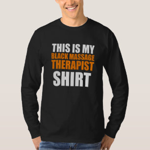 Massagetherapeut Wellness Therapie 30 T-Shirt