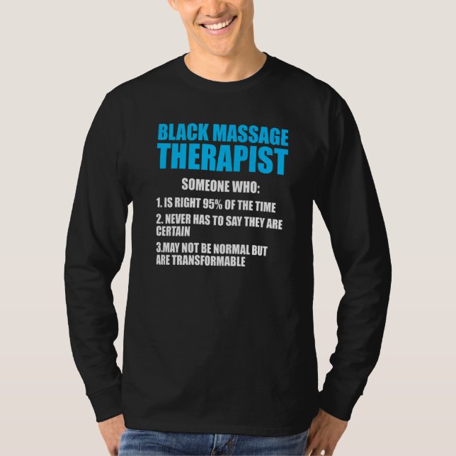Massagetherapeut Wellness Therapie 3 T-Shirt (Vorderseite)