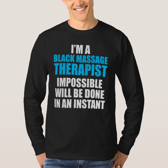 Massagetherapeut Wellness Therapie 4 T-Shirt (Vorderseite)