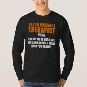 Massagetherapeut Wellness Therapie 5 T-Shirt