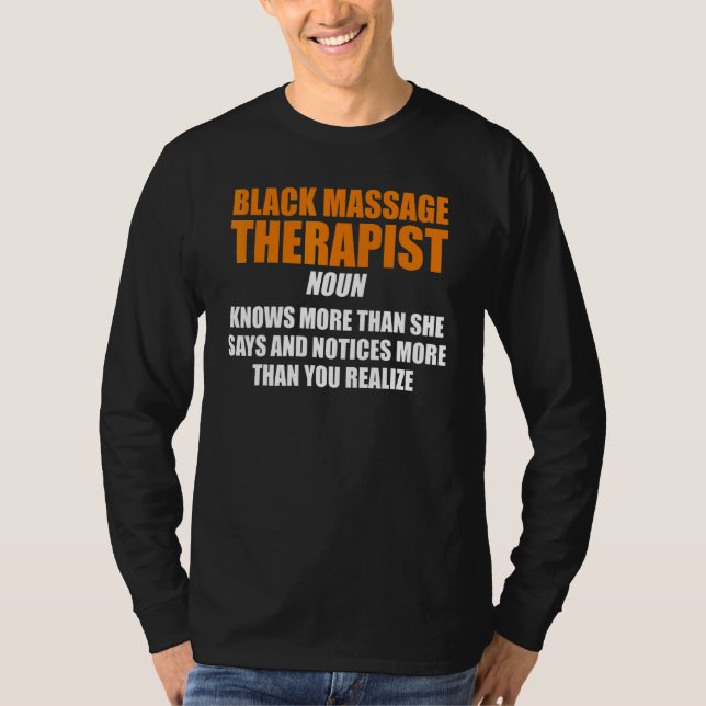 Massagetherapeut Wellness Therapie 5 T-Shirt (Vorderseite)