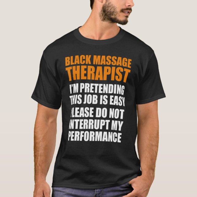 Massagetherapeut Wellness Therapie 6 T-Shirt (Vorderseite)
