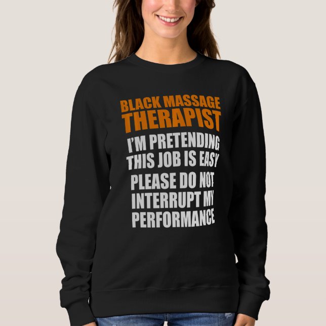 Massagetherapeut Wellness Therapie 7 Sweatshirt (Vorderseite)